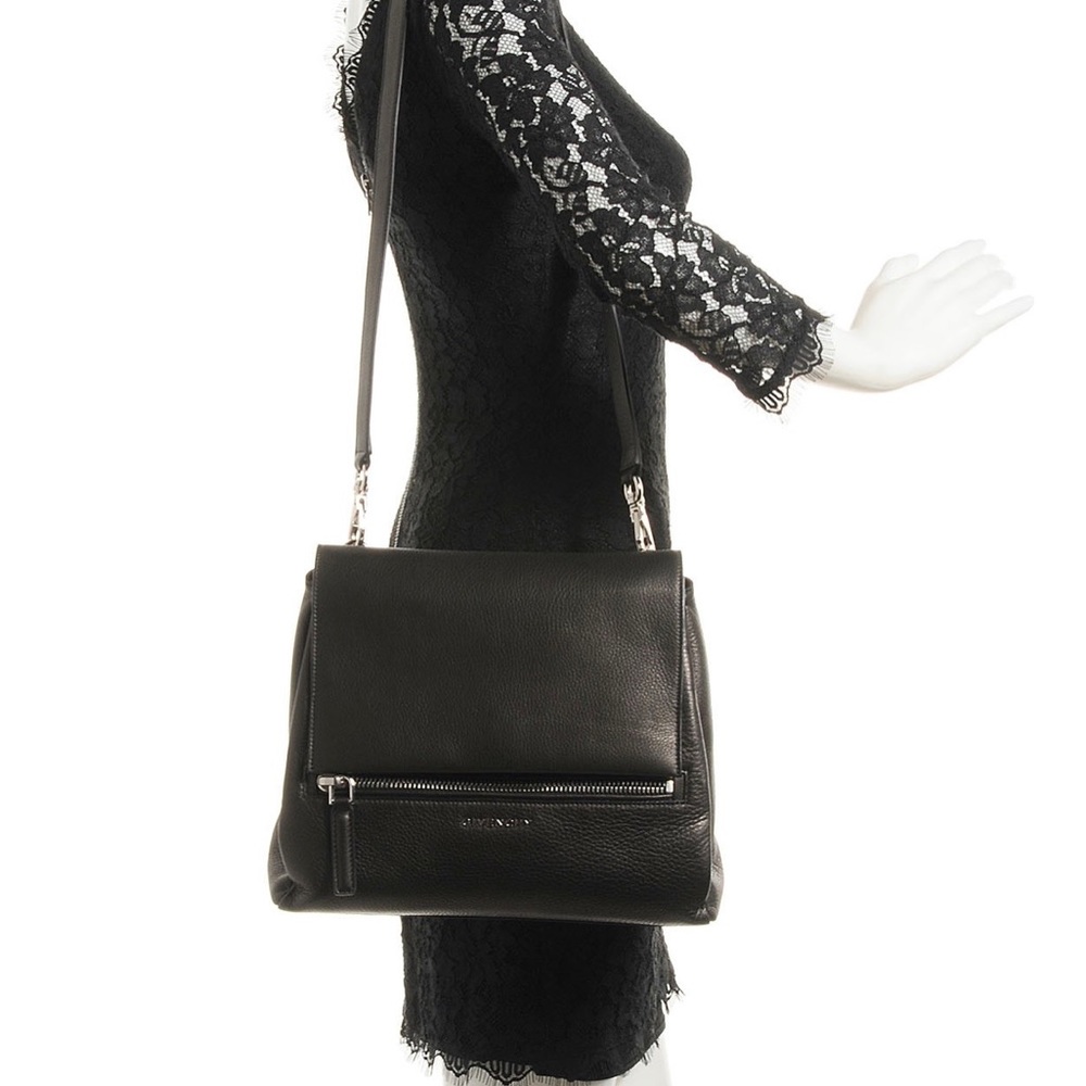 Givenchy Sm Pandora Pure Flap Bag-TexturedCalfskin